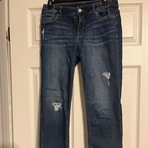 White House Black Market Slim Crop jeans